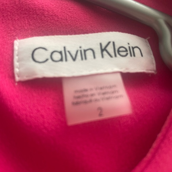Calvin Klein Vibrant Pink DRESS - Picture 3 of 3